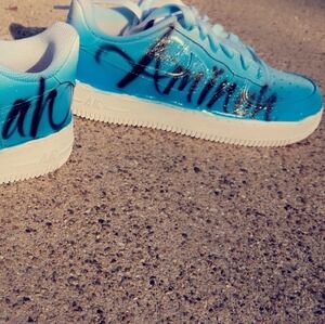 Custom airbrush shoes